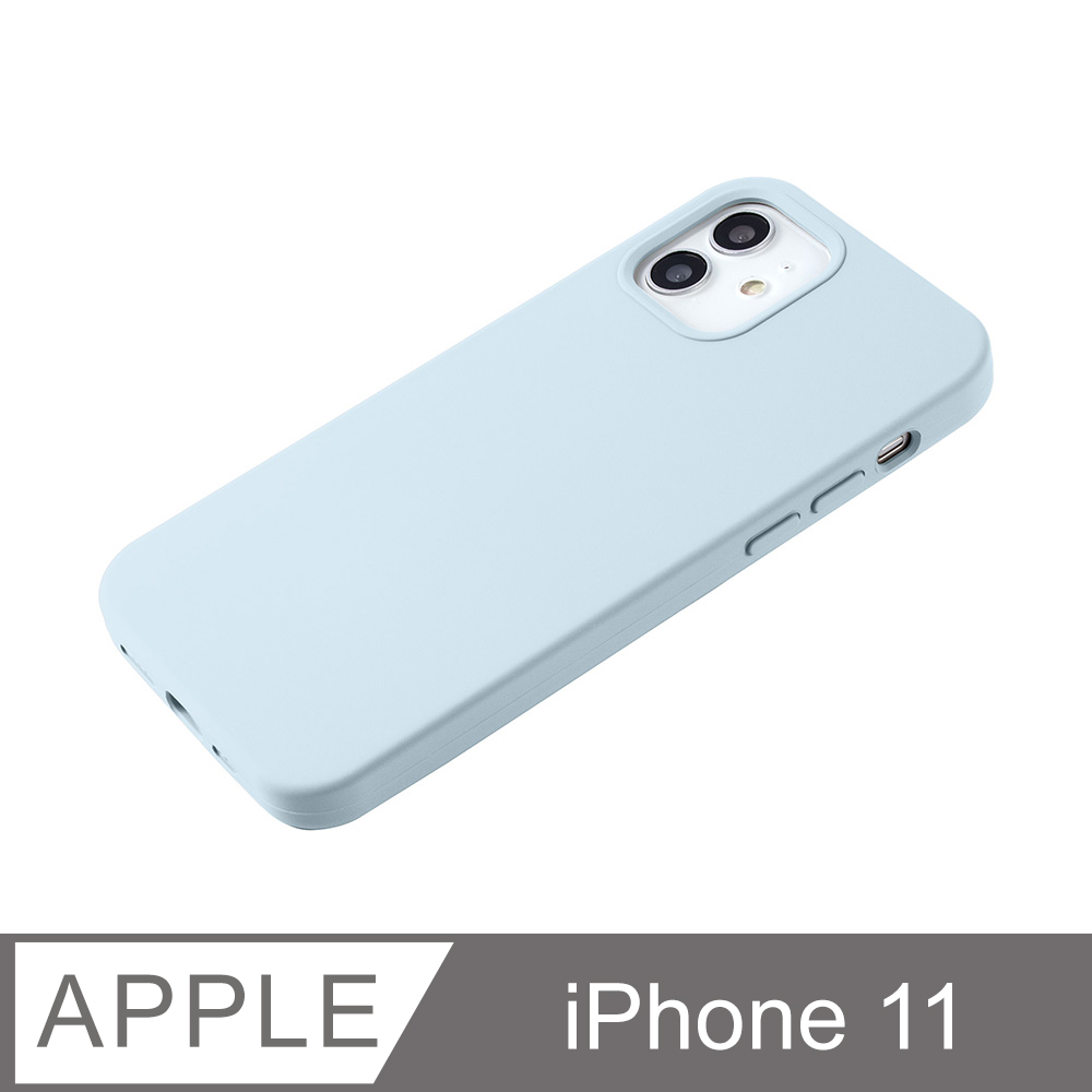 【液態矽膠殼】iPhone 11 手機殼 i11 保護殼 矽膠 軟殼 (蘇打)