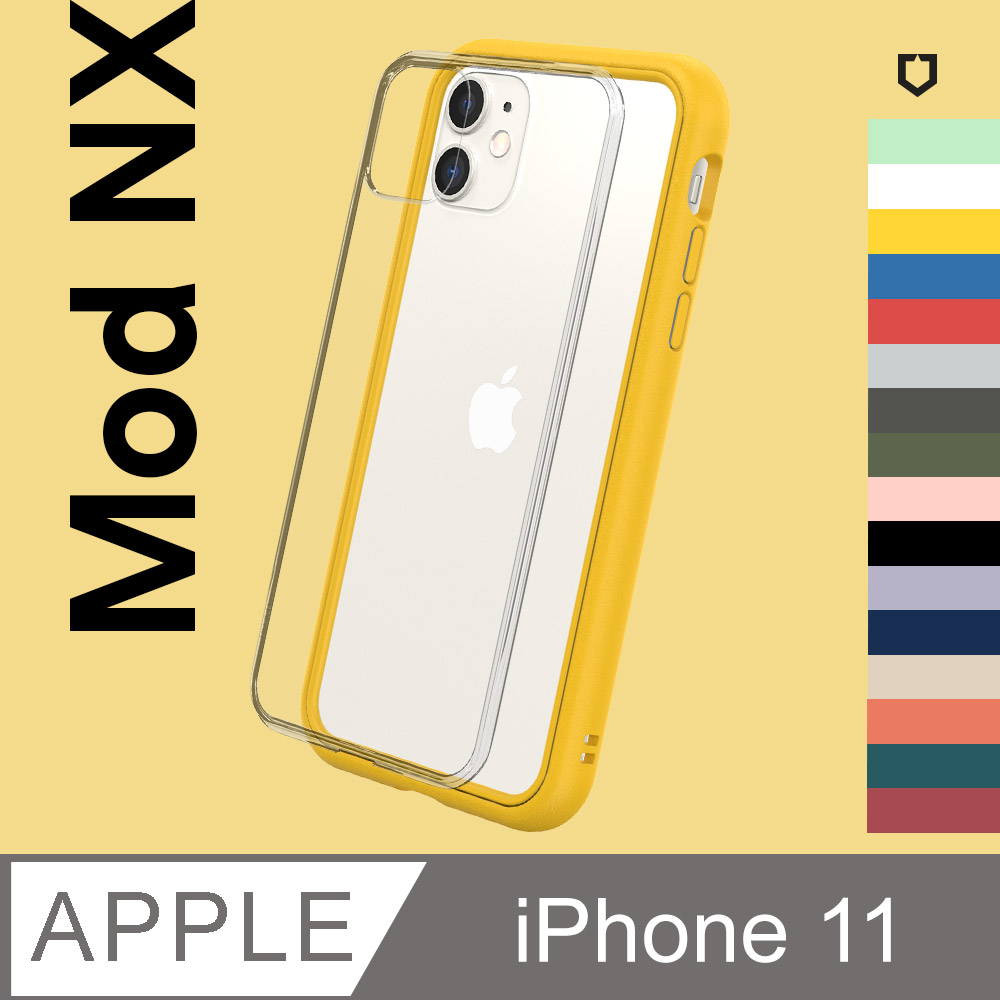 【犀牛盾】iPhone 11 (6.1吋) Mod NX 防摔邊框背蓋兩用手機保護殼(多色可選)