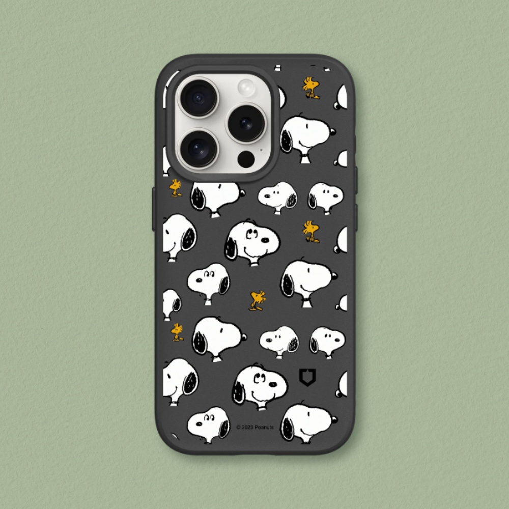 【犀牛盾】iPhone 11系列SolidSuit防摔背蓋手機殼｜Snoopy史努比系列-Sticker-Snoopy&胡士托