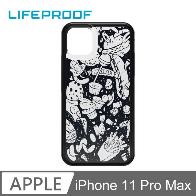 LP iPhone 11 Pro Max 防摔保護殼-SLAM(黑白彩繪)