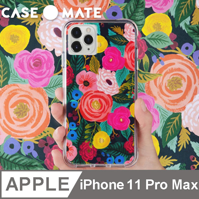 美國 Case●Mate x Rifle Paper Co. 限量聯名款 iPhone 11 Pro Max 防摔手機保護殼 - 皇家玫瑰