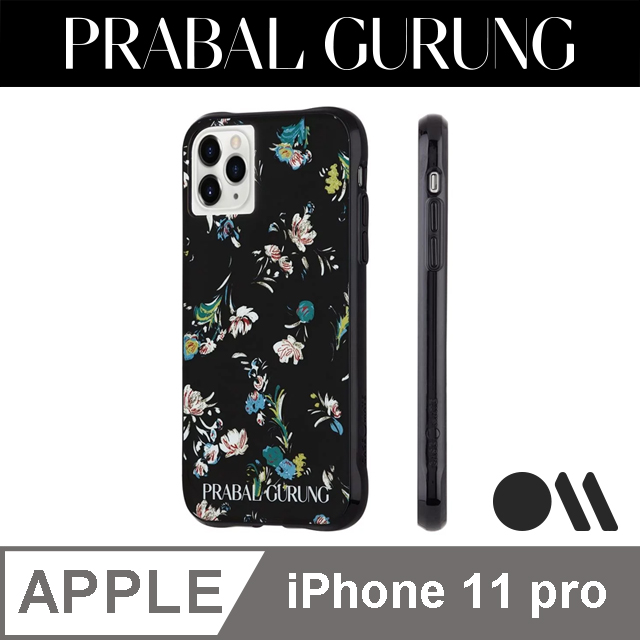 美國 CASE●MATE x Prabal Gurung iPhone 11 Pro 頂尖時尚設計師聯名款防摔殼 - 午夜花漾