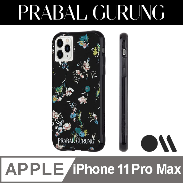 美國 CASE●MATE x Prabal Gurung iPhone 11 Pro Max 頂尖時尚設計師聯名款防摔殼 - 午夜花漾