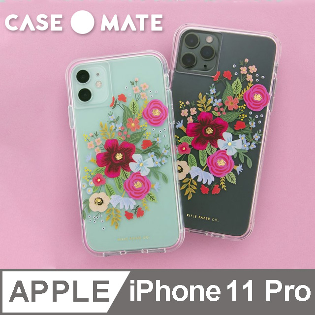 美國 Case●Mate x Rifle Paper Co. 限量聯名款 iPhone 11 Pro 防摔手機保護殼 - 玫瑰花束