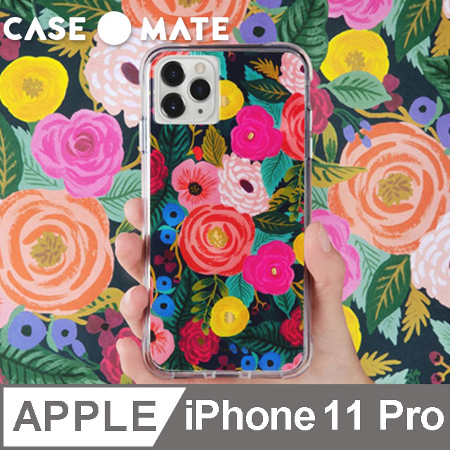 美國 Case●Mate x Rifle Paper Co. 限量聯名款 iPhone 11 Pro 防摔手機保護殼 - 皇家玫瑰