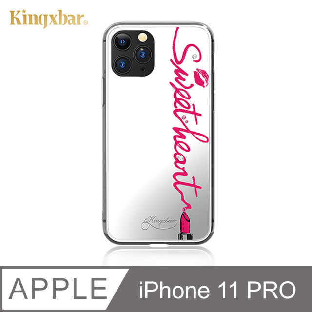 Kingxbar 天使系列 iPhone11 Pro 手機殼 i11 Pro 施華洛世奇水鑽保護殼 (甜心)
