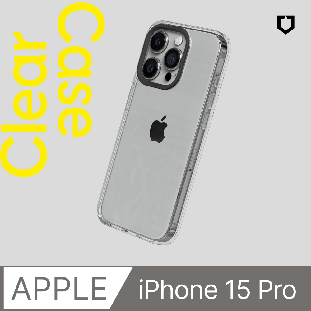 【犀牛盾】iPhone 15 Pro (6.1吋) Clear透明防摔手機殼 (五年黃化保固)(多色可選)