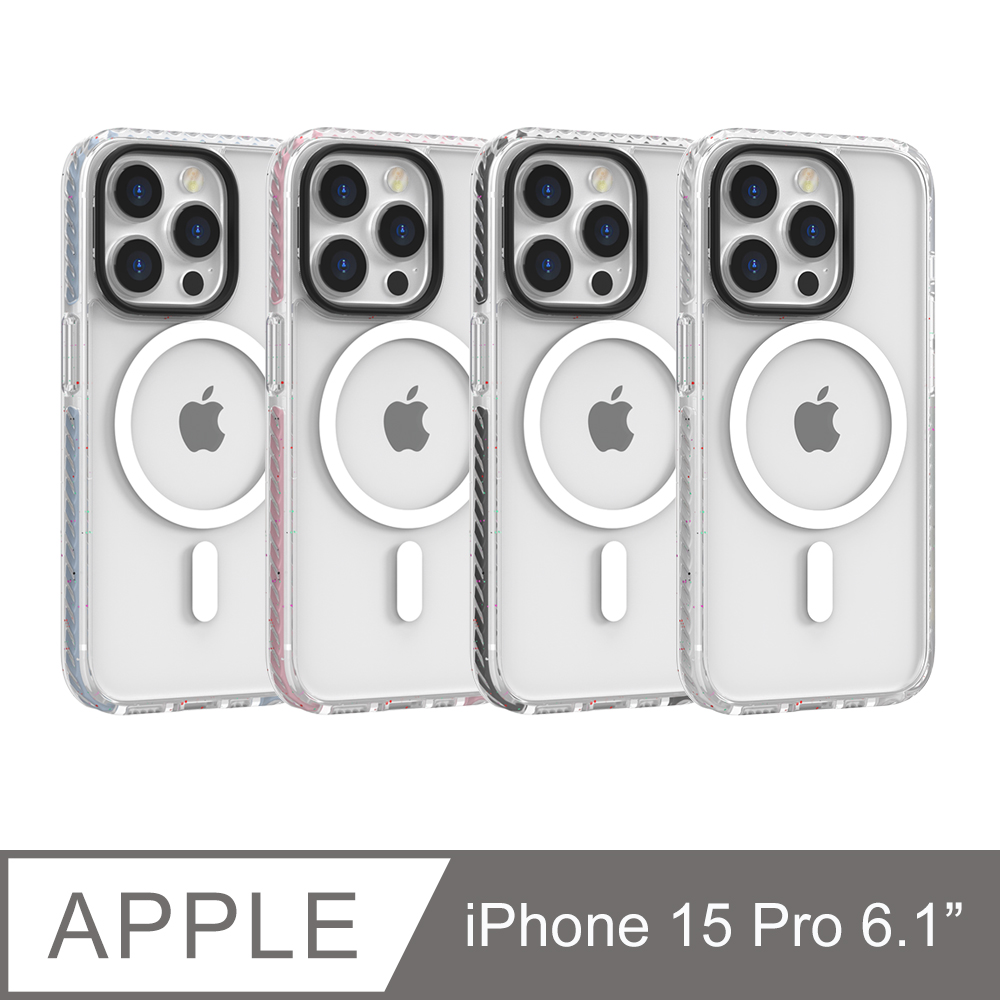 JTLEGEND iPhone 15 Pro (6.1吋Pro) Ore Hybrid Mag磁吸防摔手機殼