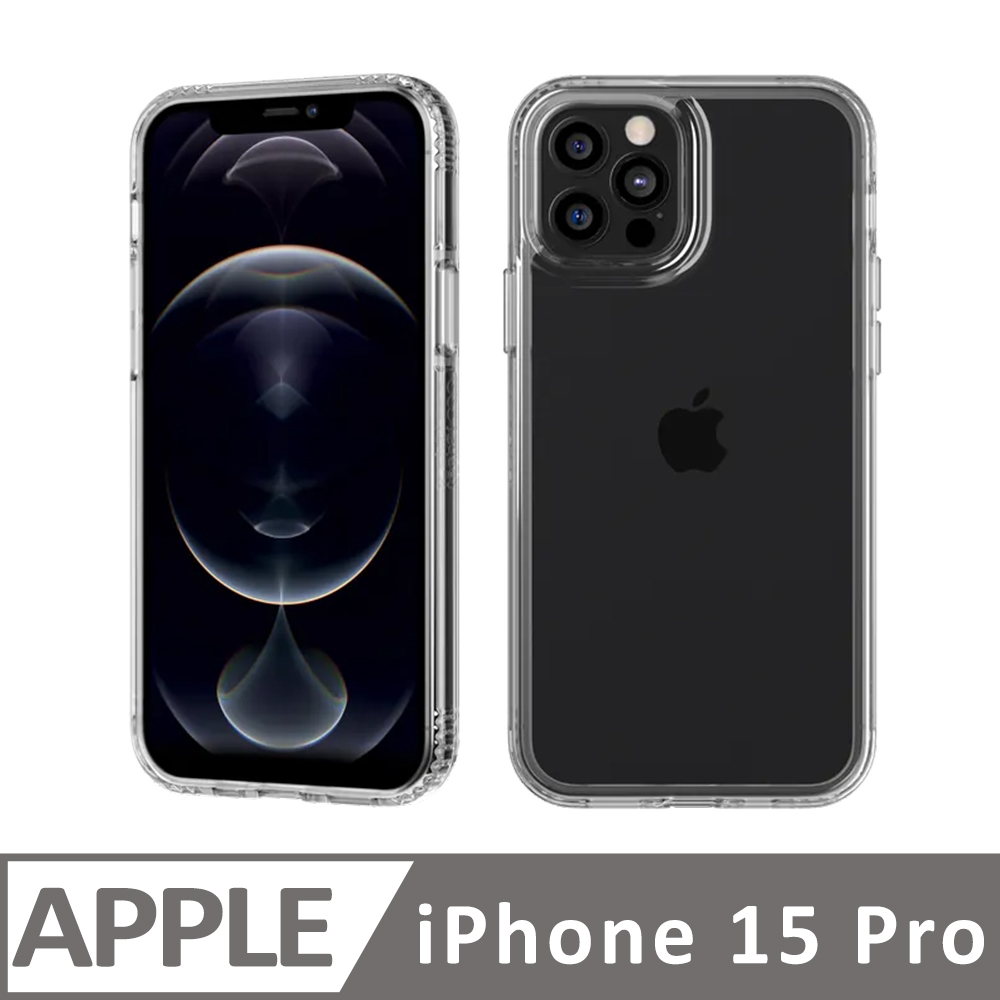 【Tech21】Apple iPhone 15 Pro 6.1吋 EvoClear 抗菌透明防摔保護殼