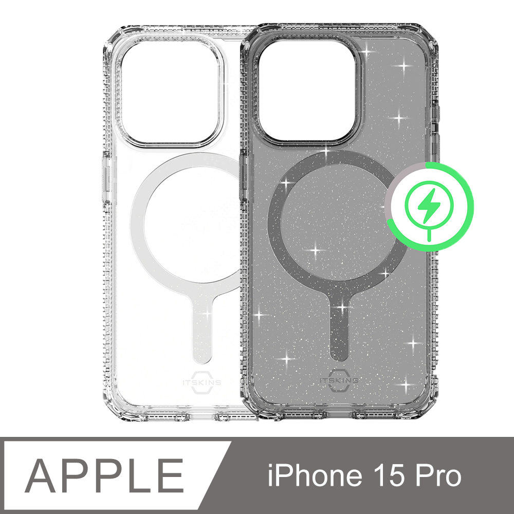 ITSKINS iPhone 15 Pro HYBRID R SPARK 防摔保護殼