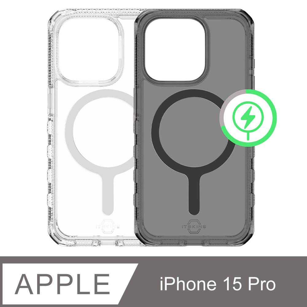 ITSKINS iPhone 15 Pro SUPREME R CLEAR 防摔保護殼