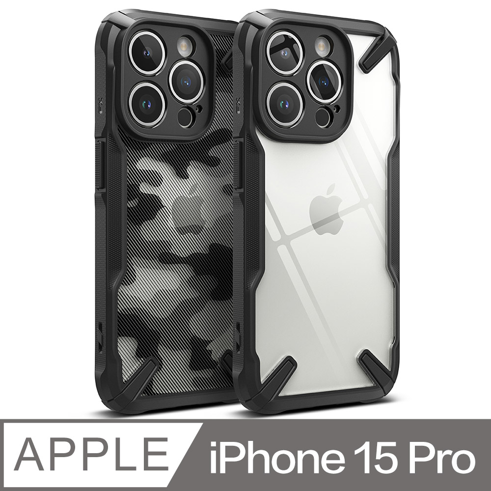 Rearth Apple iPhone 15 Pro (Ringke Fusion X) 抗震保護殼