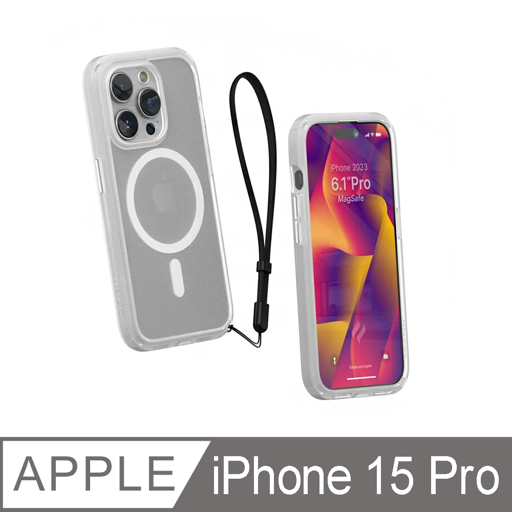 CATALYST iPhone15 Pro (6.1吋) MagSafe防摔耐衝擊保護殼●霧透