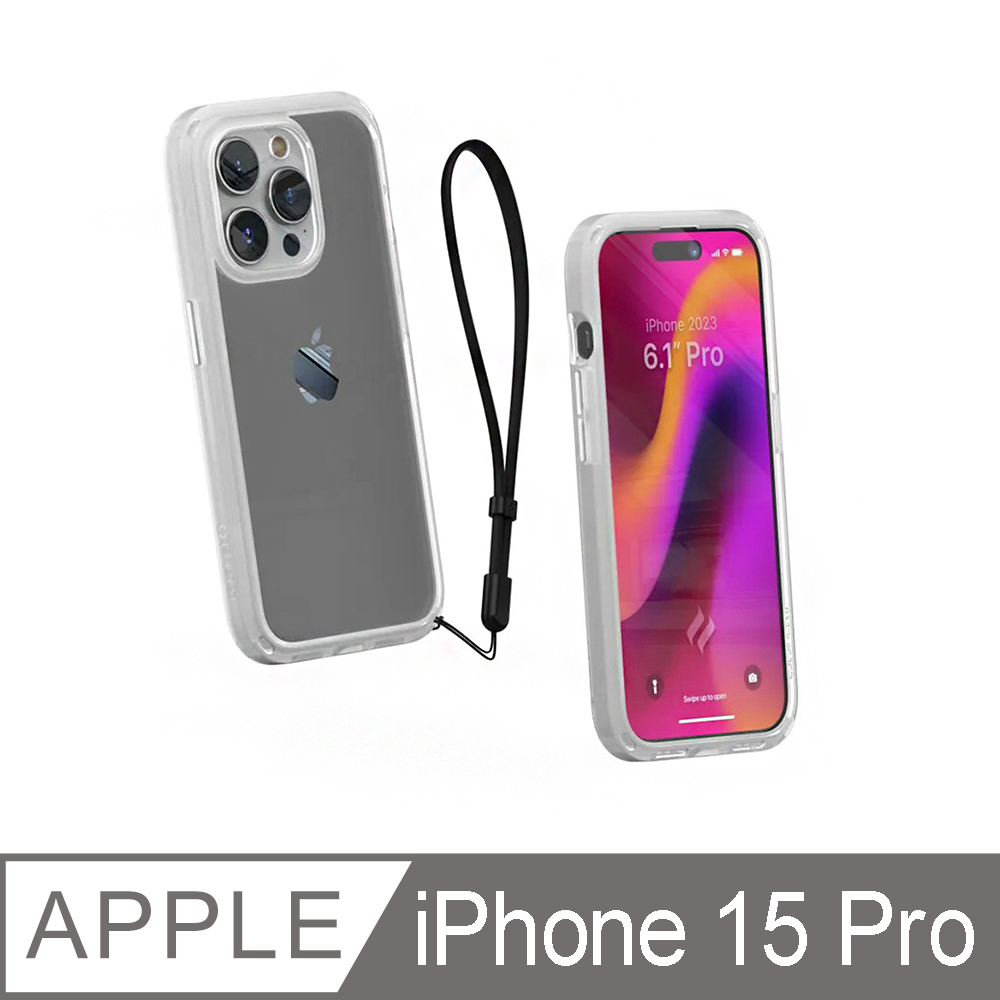 CATALYST iPhone15 Pro (6.1吋)防摔耐衝擊保護殼●透色
