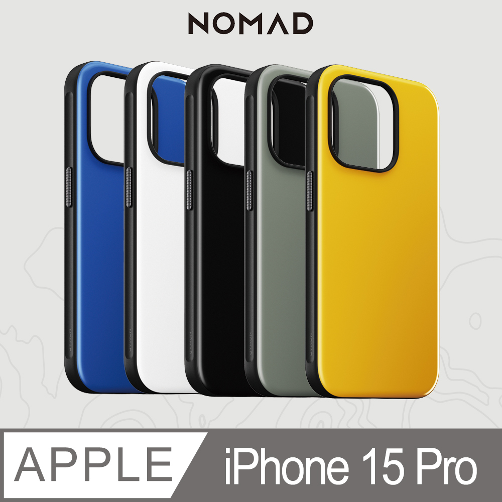 美國NOMAD 運動彩酷保護殼-iPhone 15 Pro (6.1)