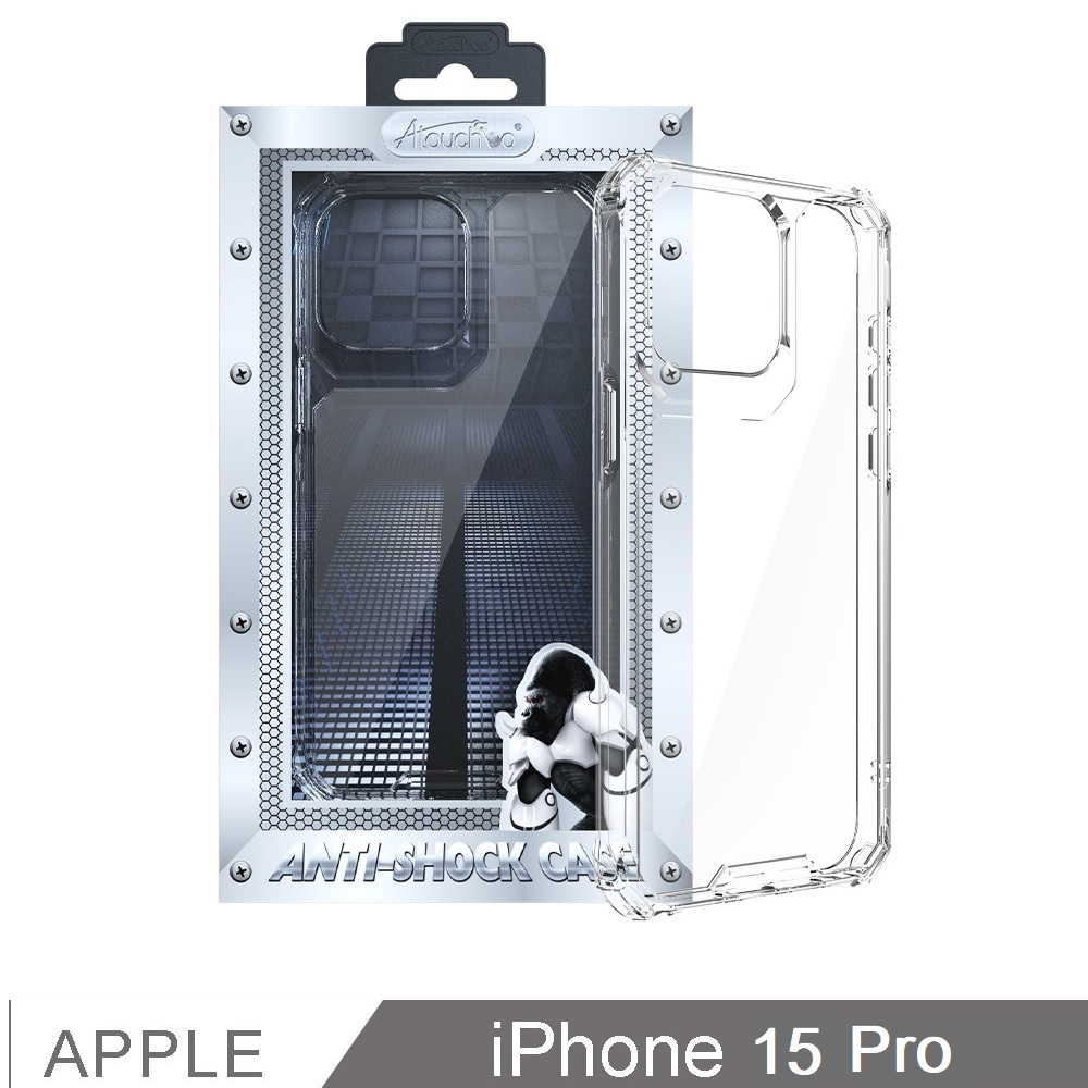 《ATB》iPhone15 Pro 晶鑽鎧甲防摔殼