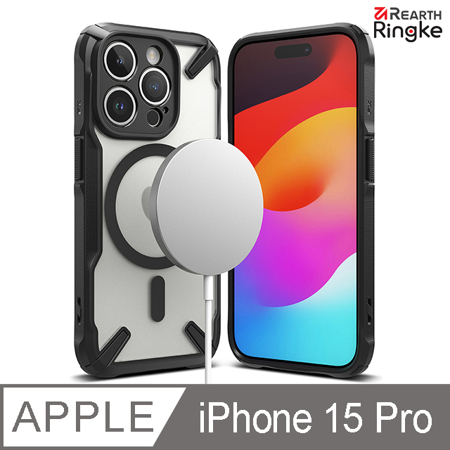 【Ringke】iPhone 15 Pro 6.1吋 [Fusion-X Magnetic 磁吸防撞手機保護殼