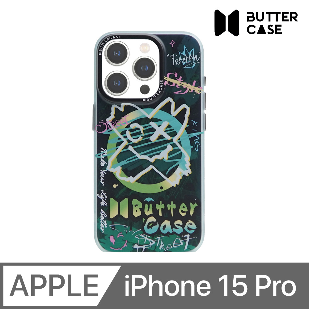 BUTTERCASE iPhone 15 Pro Graffiti 磁吸防摔手機殼-塗鴉