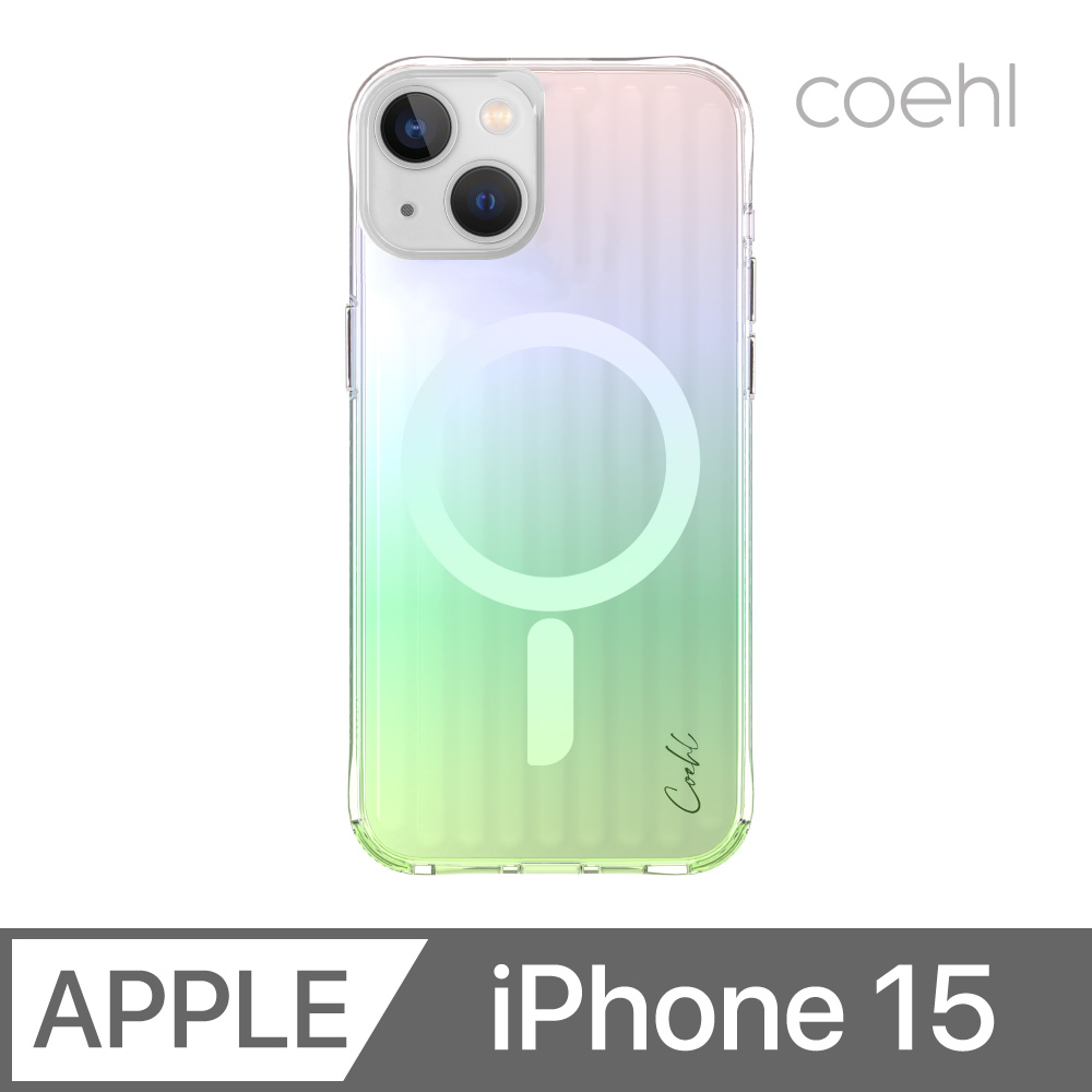 UNIQ COEHL Linear 質感磁吸防摔手機殼 漸彩 iPhone 15 (附拭鏡布)
