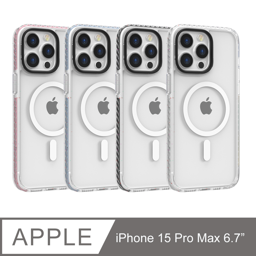 JTLEGEND iPhone 15 Pro Max(6.7吋Pro) Ore Hybrid Mag磁吸防摔手機殼