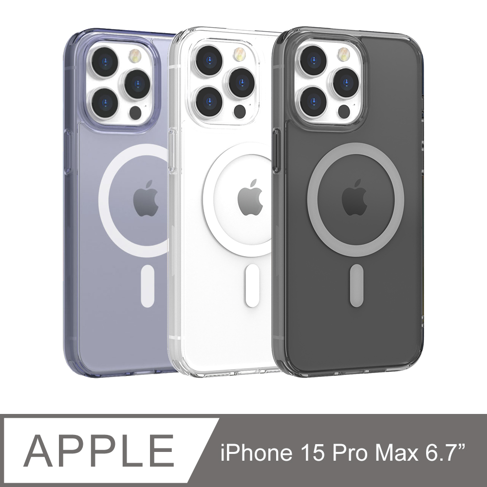 JTLEGEND iPhone 15 Pro Max(6.7吋Pro) 雙料磁吸減震保護殼