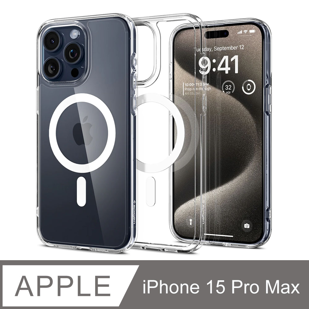 Spigen iPhone 15 Pro Max Ultra Hybrid MagFit-磁吸防摔保護殼