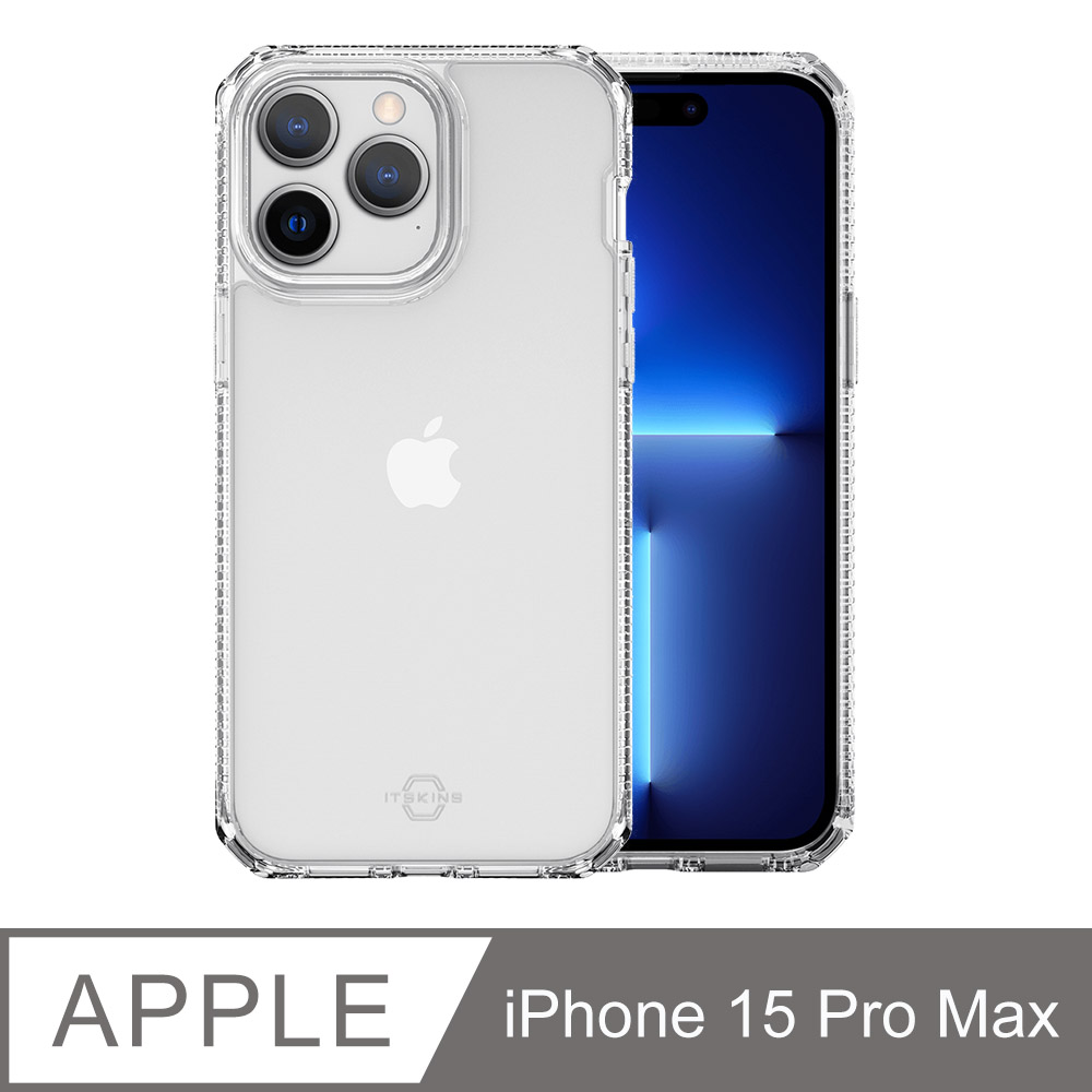 ITSKINS iPhone 15 Pro Max HYBRID R CLEAR 防摔保護殼