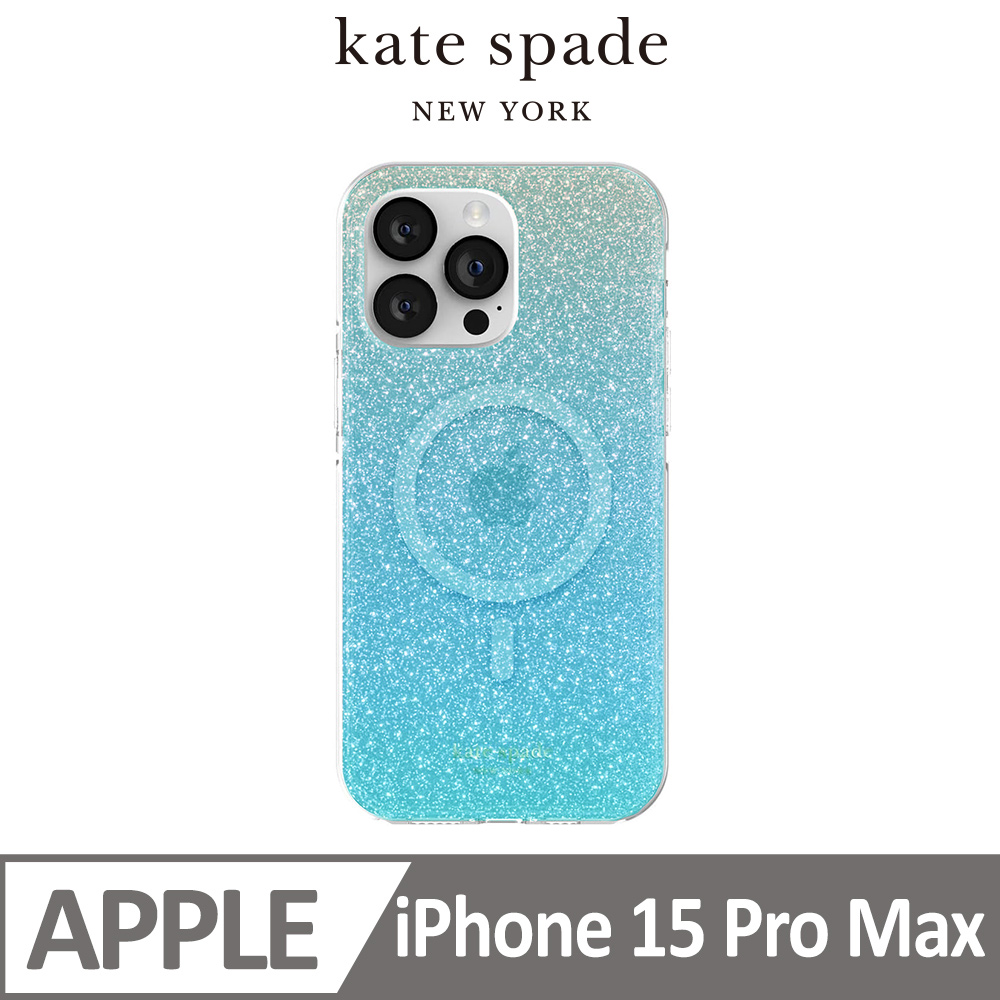 【kate spade】iPhone 15 Pro Max MagSafe 精品手機殼 夏日晴空