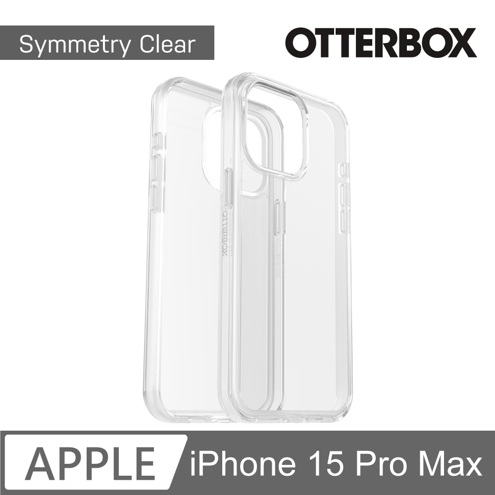 【OtterBox】iPhone 15 Pro Max 6.7吋 Symmetry 炫彩幾何保護殼(透明)
