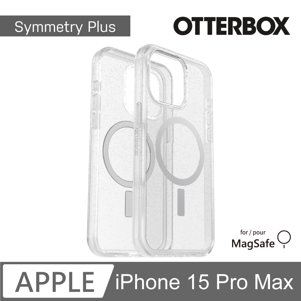 【OtterBox】iPhone 15 Pro Max 6.7吋 Symmetry Plus 炫彩幾何保護殼-星塵(支援MagSafe)