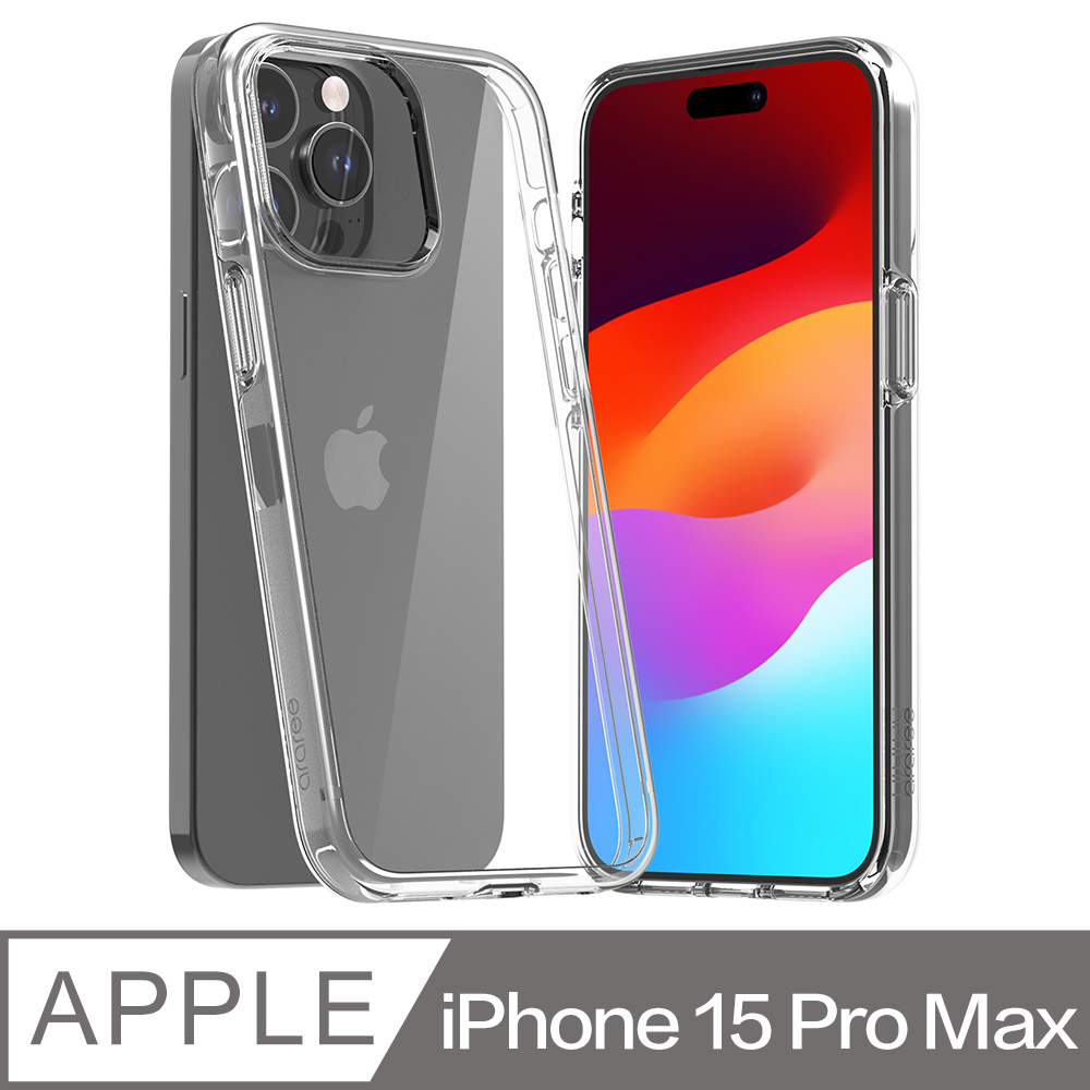 Araree Apple iPhone 15 Pro Max 抗衝擊透明保護殼