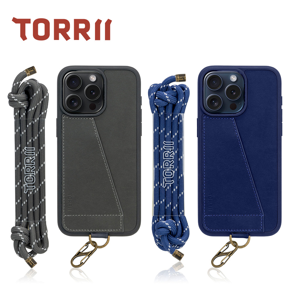 【TORRII】KOALA iPhone 15ProMax掛繩皮革手機殼