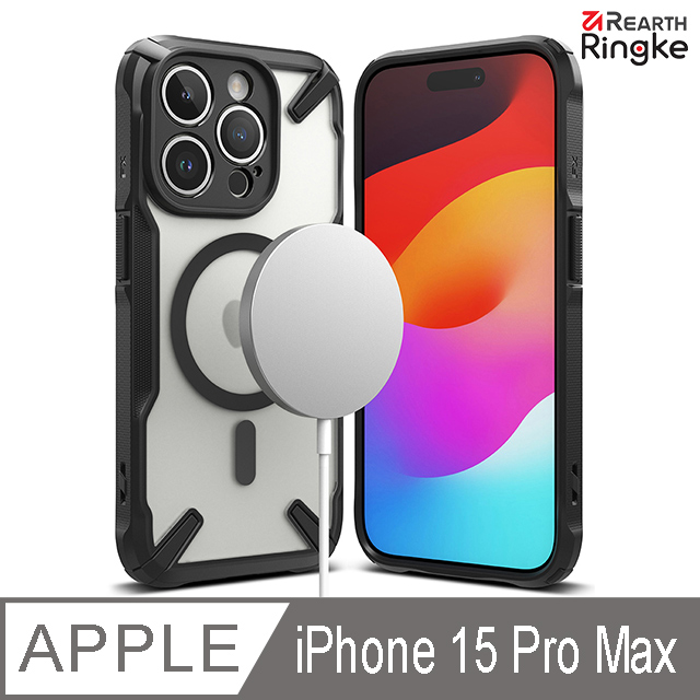【Ringke】iPhone 15 Pro Max 6.7吋 [Fusion-X Magnetic 磁吸防撞手機保護殼