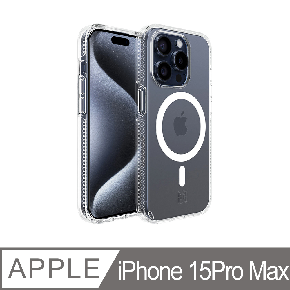 Incipio iPhone 15 Pro Max MagSafe 磁吸款 Duo 兩件式防摔保護殼 - 透明
