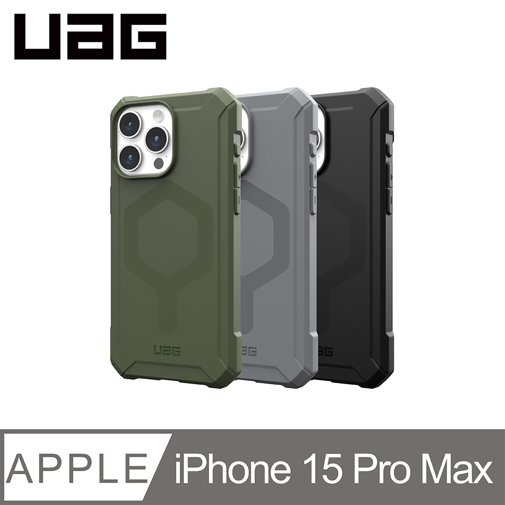 UAG iPhone 15 Pro Max 磁吸式耐衝擊輕量保護殼(按鍵式)