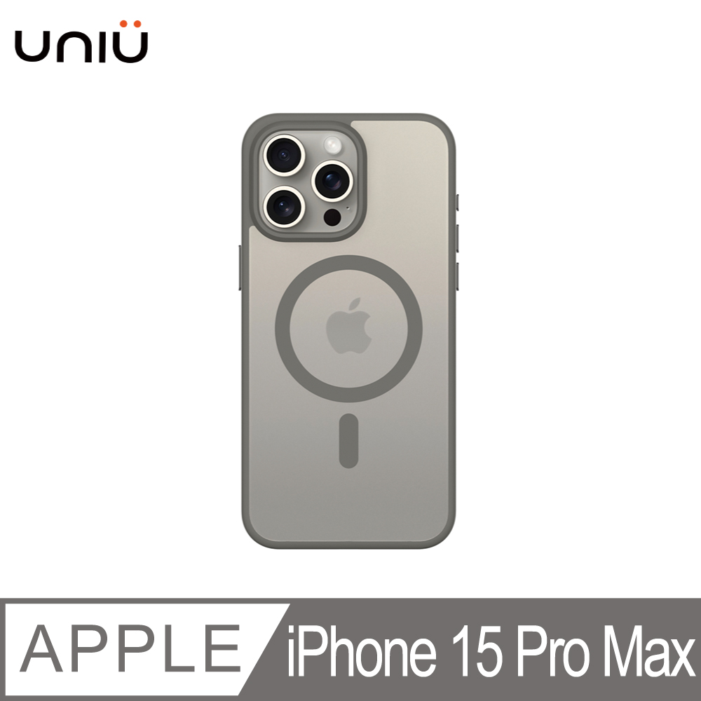 【UNIU】iPhone 15 Pro Max | DAPPER⁺Pro 霧凝透光殼-磁吸版