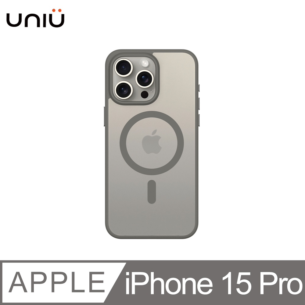 【UNIU】iPhone 15 Pro | DAPPER⁺Pro 霧凝透光殼-磁吸版