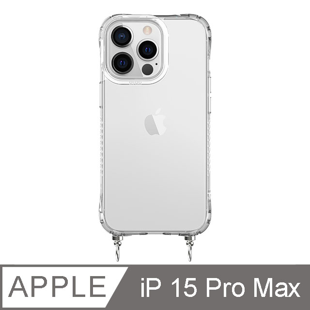 iPhone 15 Pro Max 6.7吋 BLAC Glacier冰川抗黃軍規防摔繩掛殼