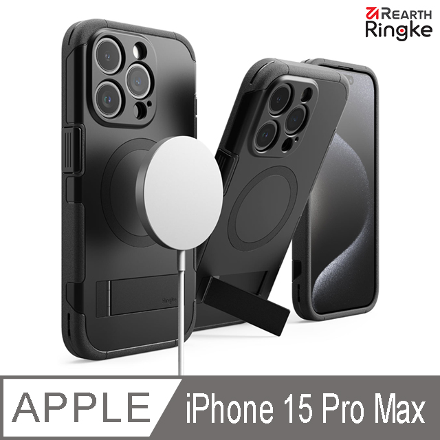 【Ringke】iPhone 15 Pro Max 6.7吋 [Alles 磁吸支架手機保護殼（相容 Magsafe）
