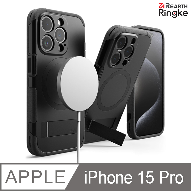 【Ringke】iPhone 15 Pro 6.1吋 [Alles 磁吸支架手機保護殼（相容 Magsafe）