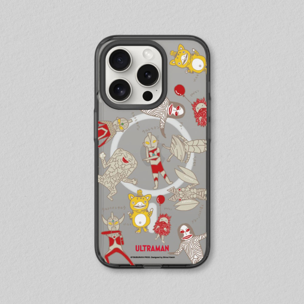 【犀牛盾】iPhone 15系列JellyTint(MagSafe 兼容)透明防摔手機殼｜超人力霸王-超能出擊