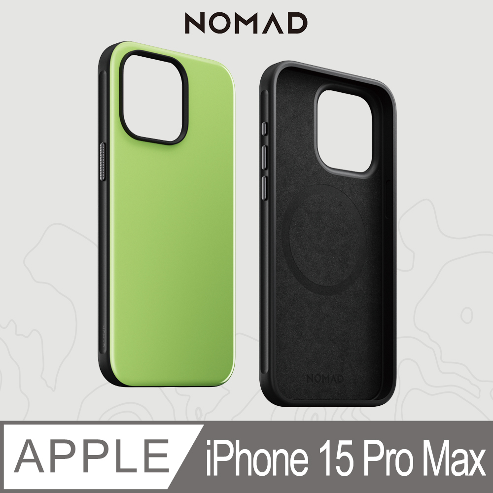 美國NOMAD 運動彩酷保護殼-iPhone 15 Pro Max (6.7) 耀光