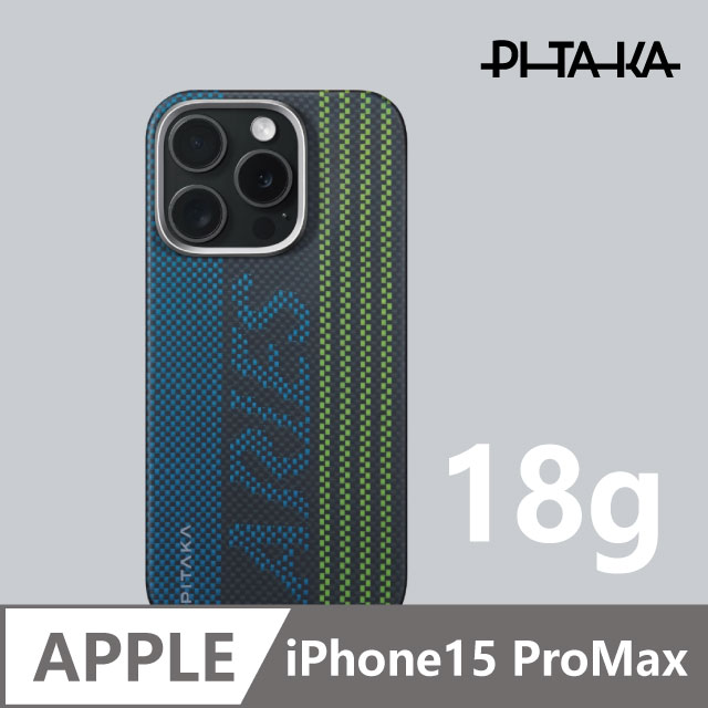 PITAKA | iPhone15 ProMax Aries聯名款夜光磁吸手機殼 信用卡
