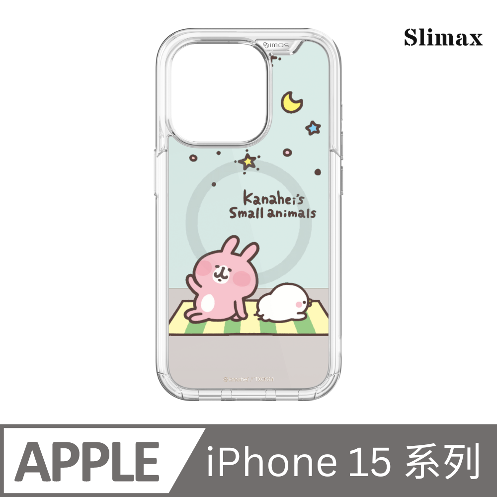 Slimax 卡娜赫拉的小動物 星空 x imos 磁吸殼 膜料包膜獨家款 iPhone 15/Plus/Pro/Pro Max (KA-003)