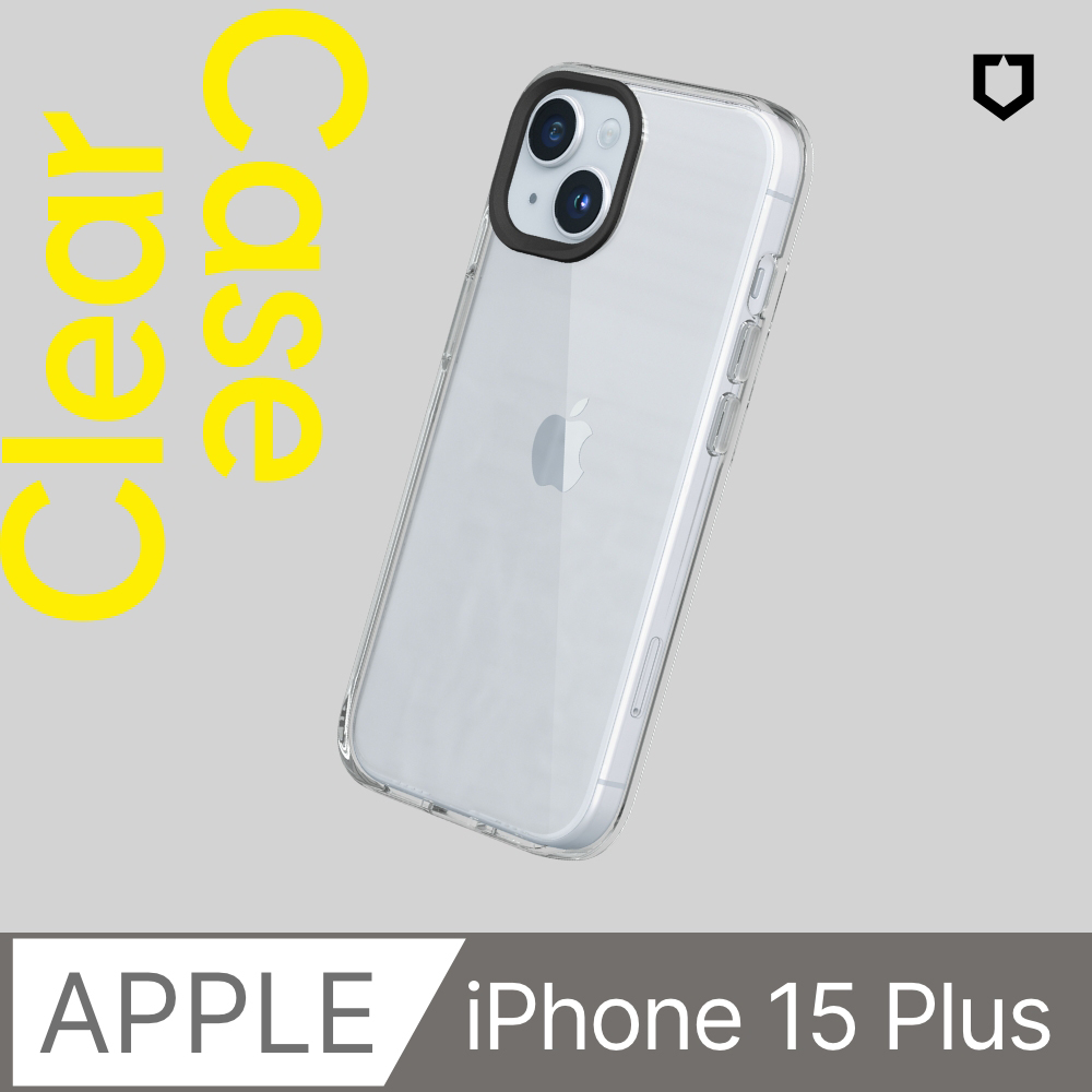 【犀牛盾】iPhone 15 Plus (6.7吋) Clear透明防摔手機殼 (五年黃化保固)(多色可選)