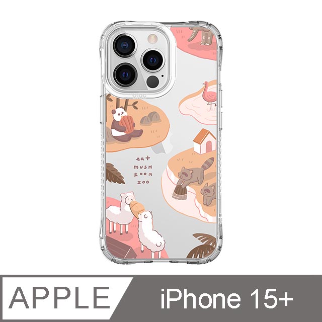 iPhone 15 Plus 6.7吋 食菇zoo抗黃防摔iPhone手機殼