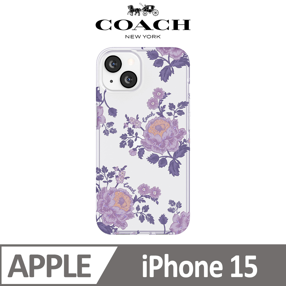 【COACH】iPhone 15 手機殼 牡丹
