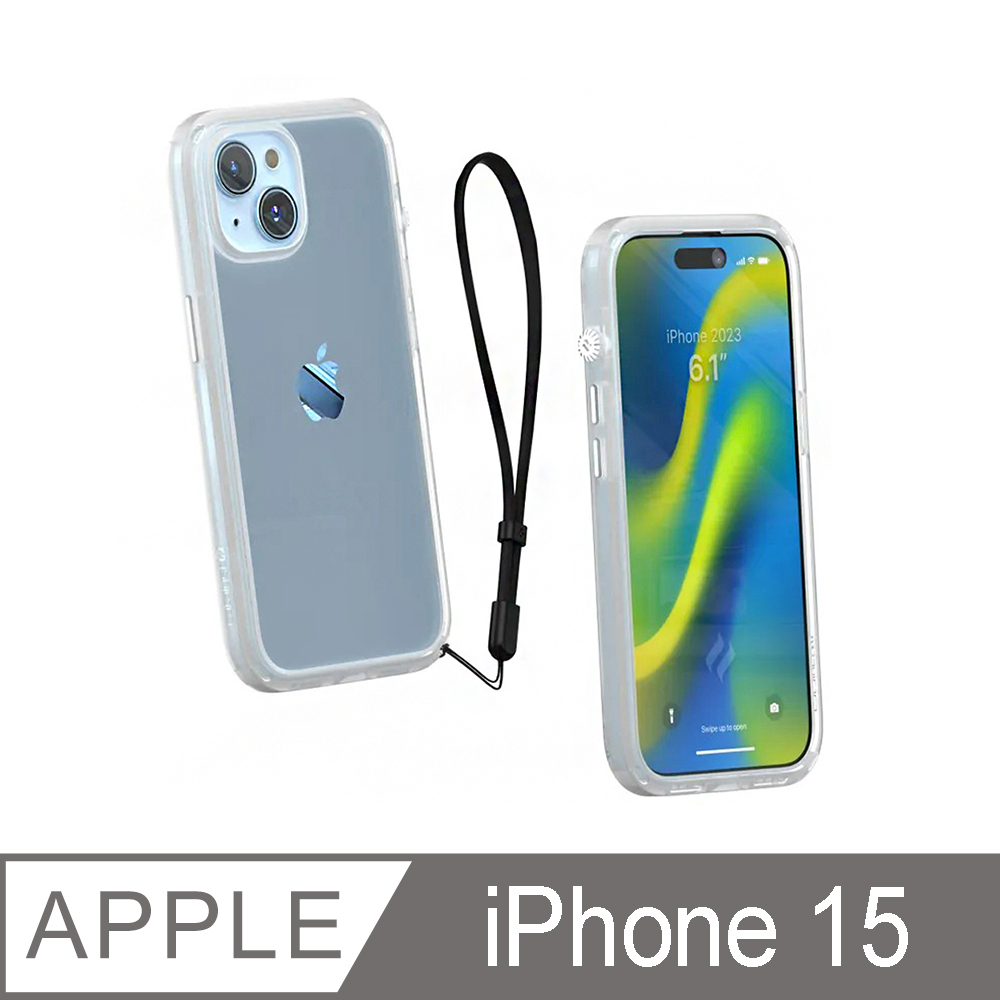 CATALYST iPhone15 (6.1吋) 防摔耐衝擊保護殼●透色