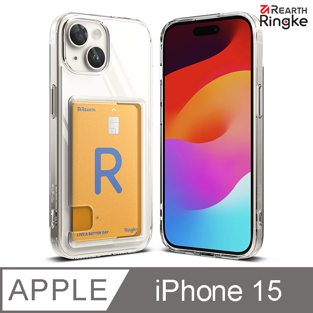 【Ringke】iPhone 15 6.1吋 [Fusion Card 卡片收納防撞手機保護殼