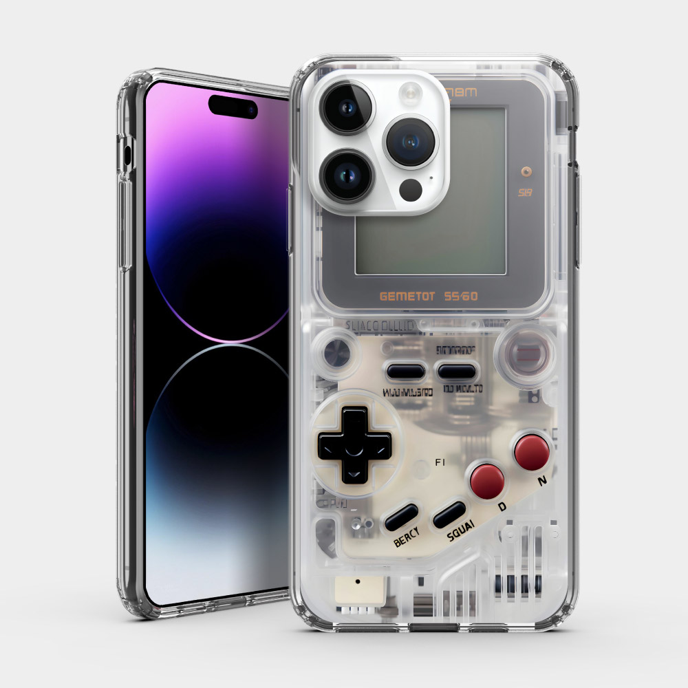 iPhone 耐衝擊保護殼 GameBoy 透明